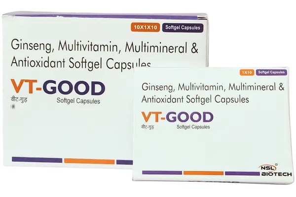 VT Good Ginseng Multivitamin & Multimineral softgel capsules by nsl biotech image