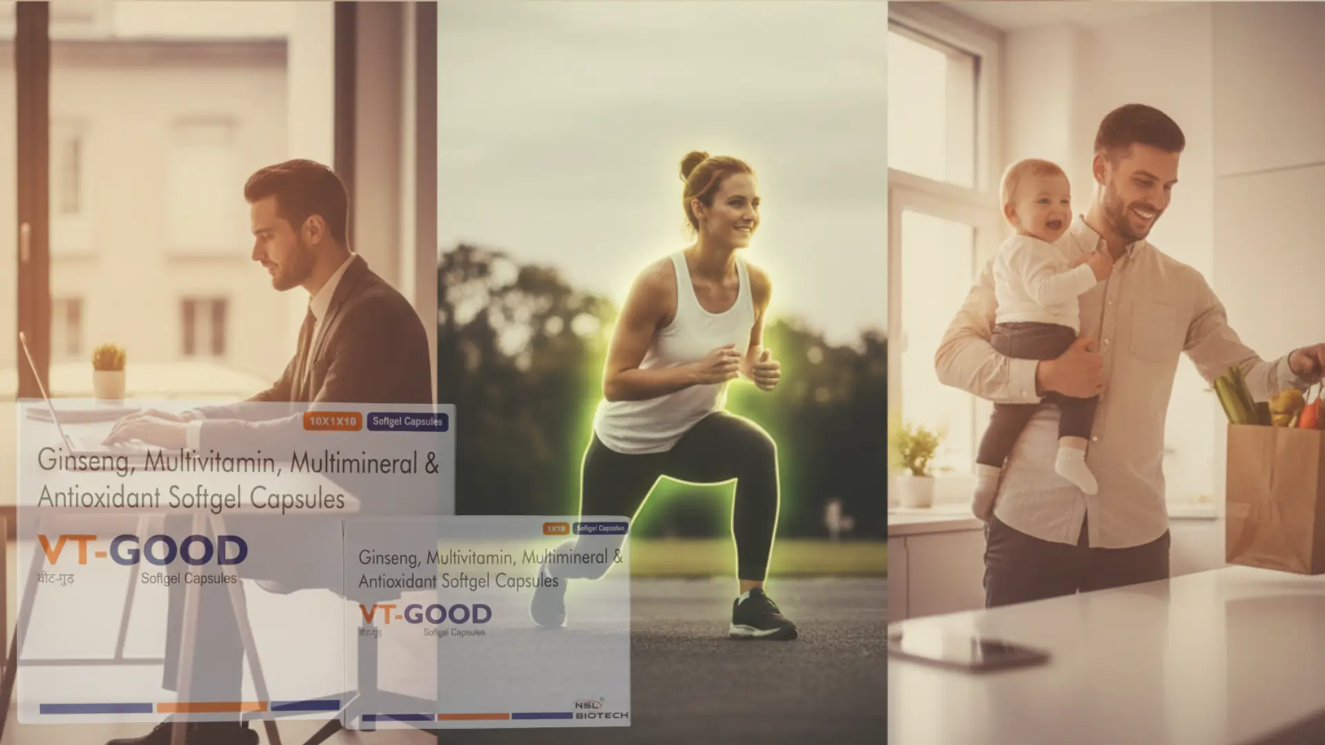 VT-Good Softgel Capsules: Ginseng Extract, Multivitamins, Multiminerals & Antioxidants